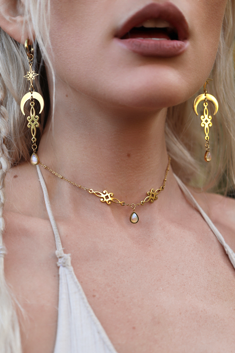 Moonstone Essence Earrings