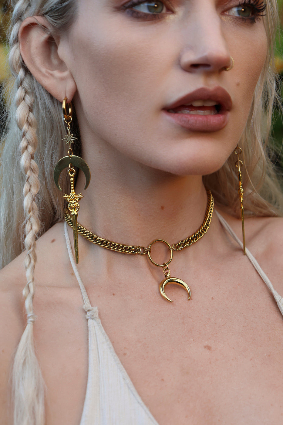 Crescent Defender Earrings