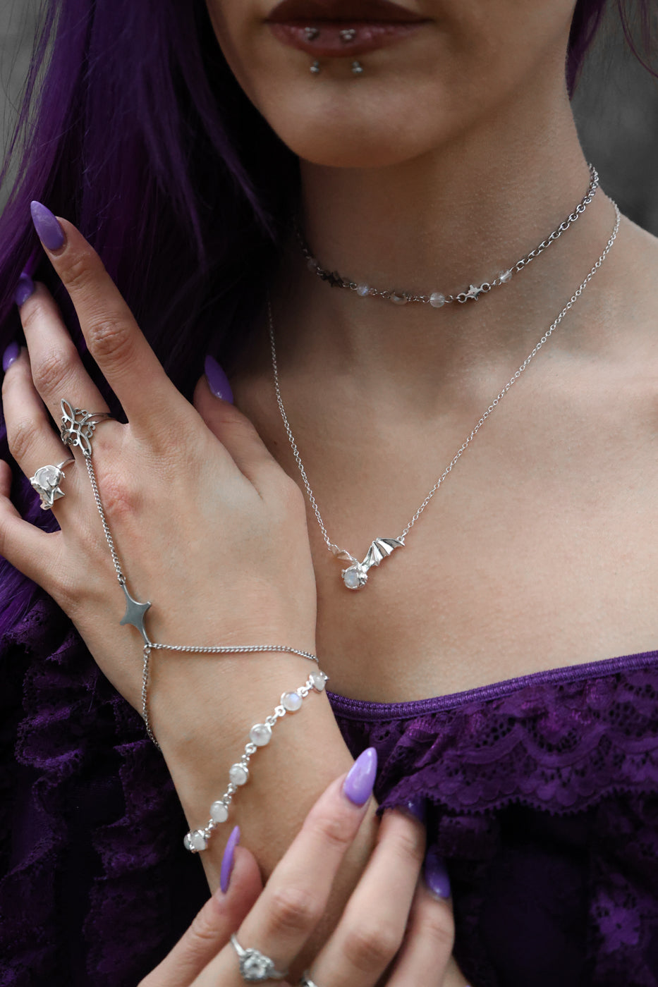 Dragon's Egg Moonstone Necklace