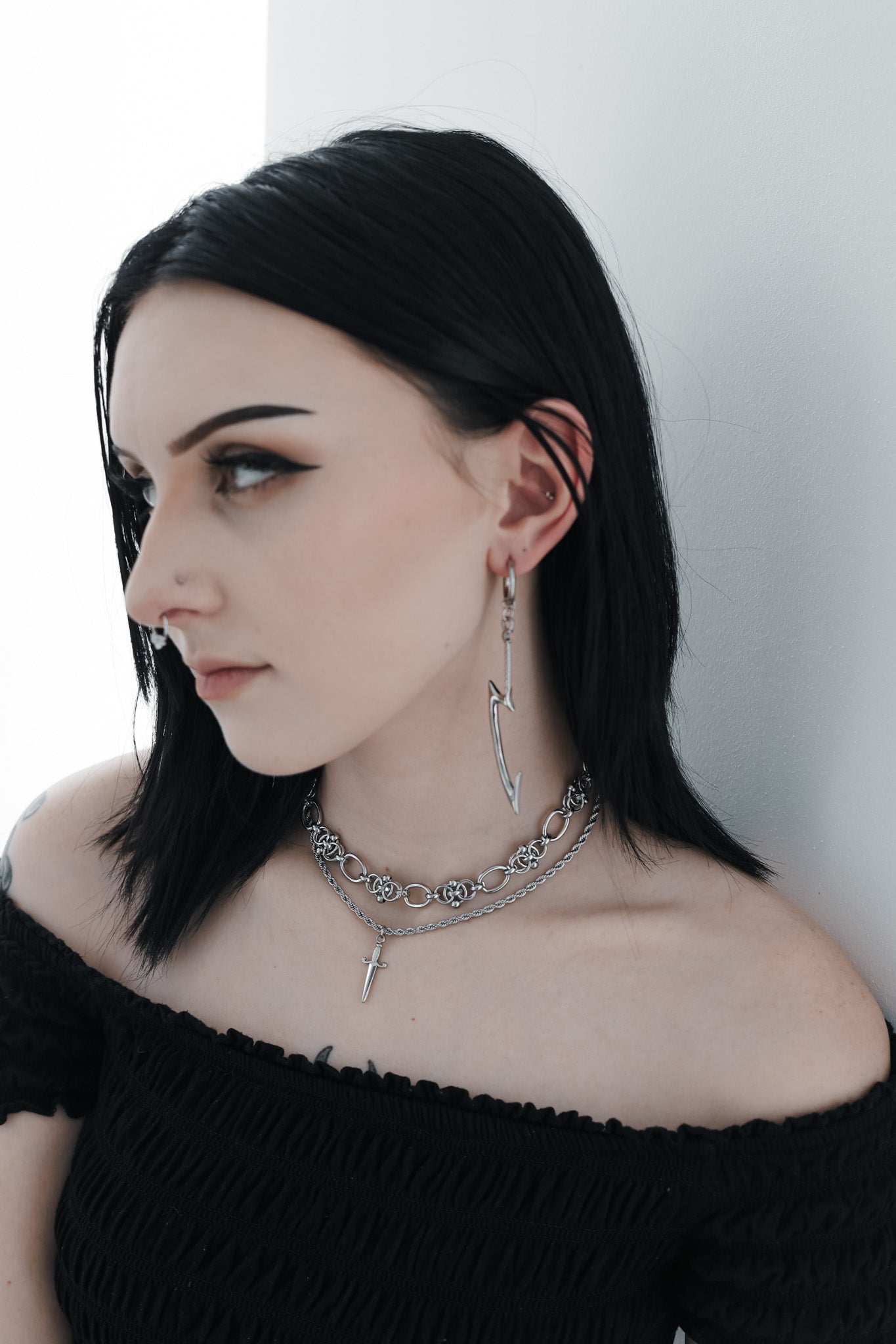 Dusk Blade Earrings - Tsuki Blade