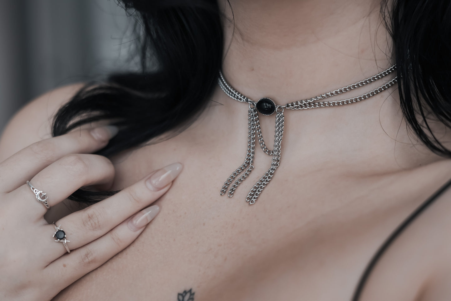 Void Mage Choker Necklace - Tsuki Blade