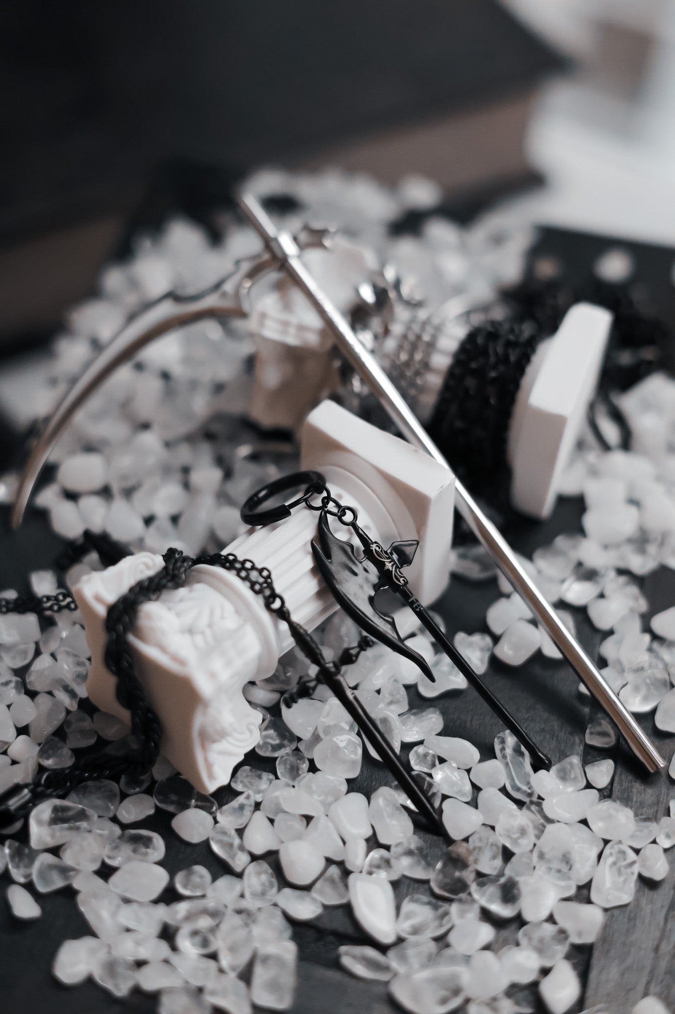 Shadow Axe Earrings