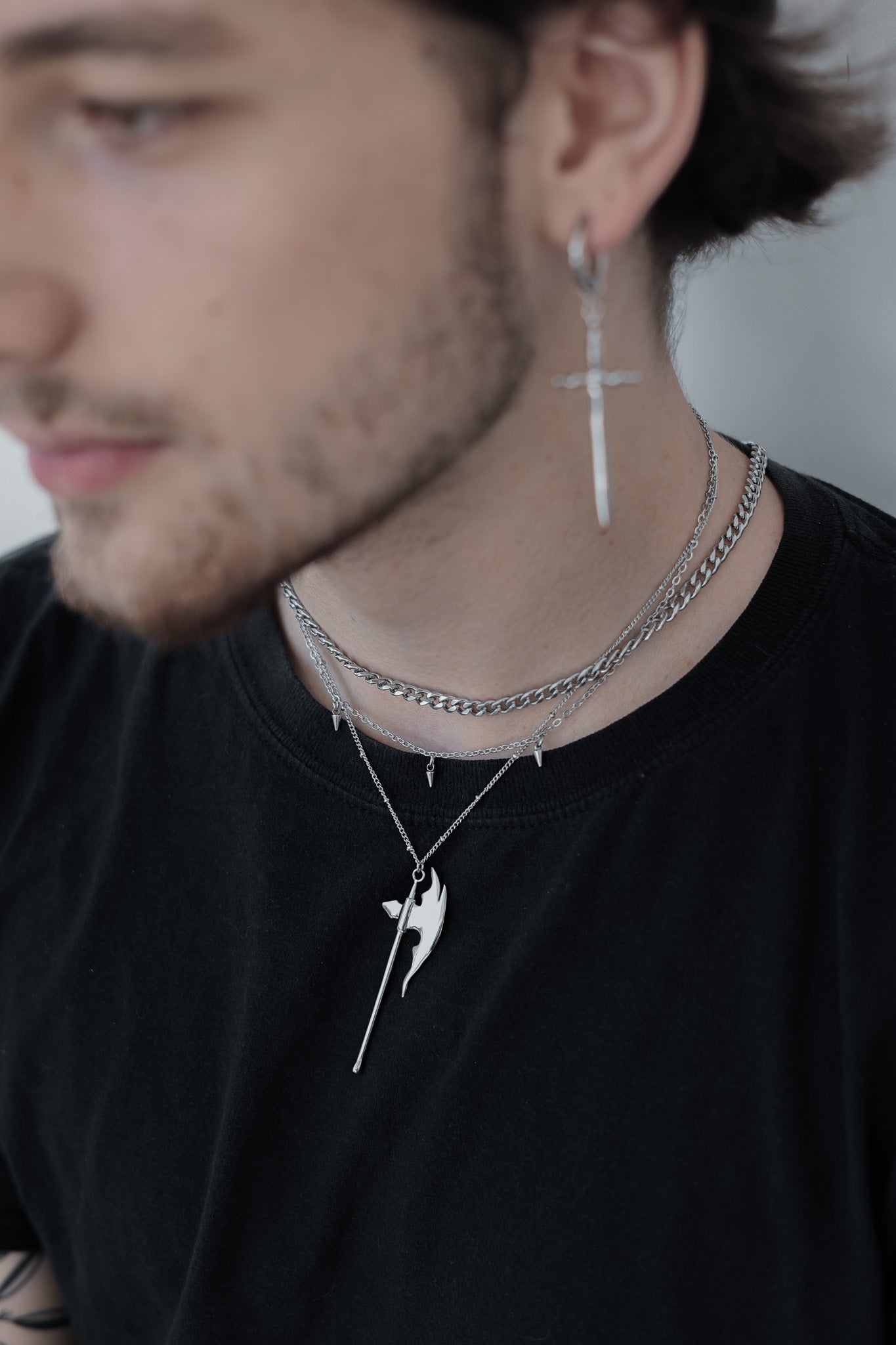 Shadow Axe Necklace