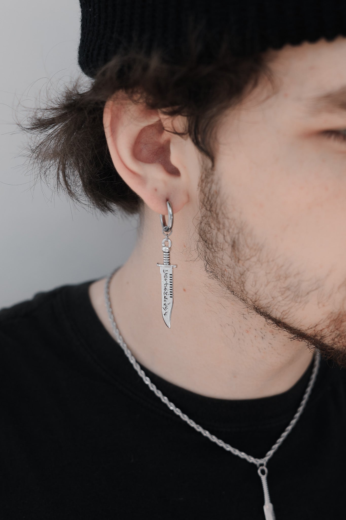 Inscription Variant Dagger Earrings