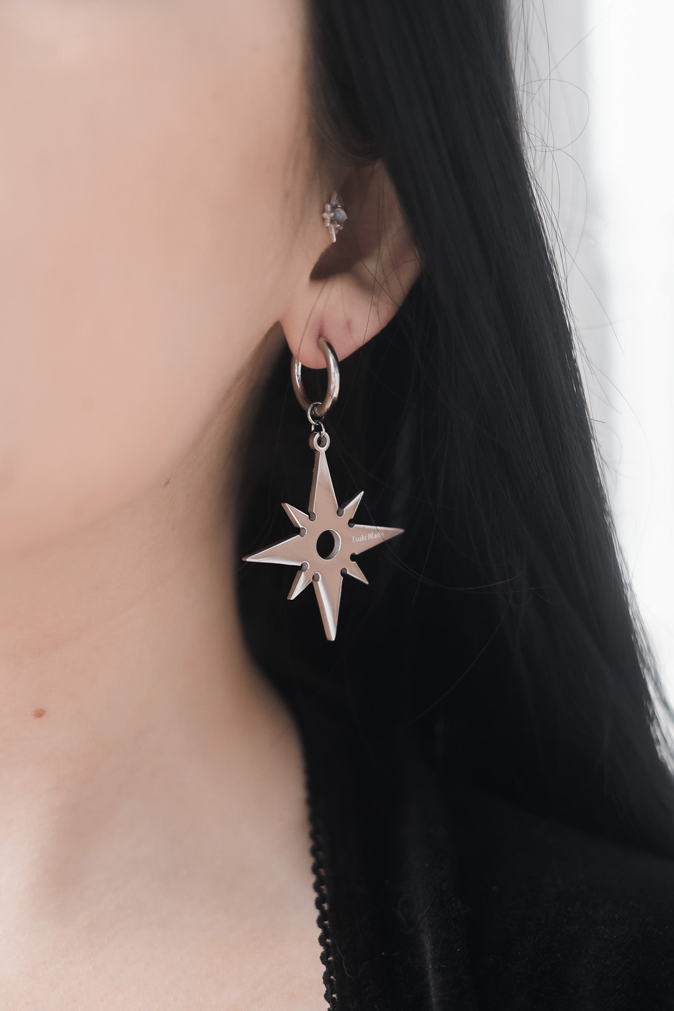 Shuriken Earrings