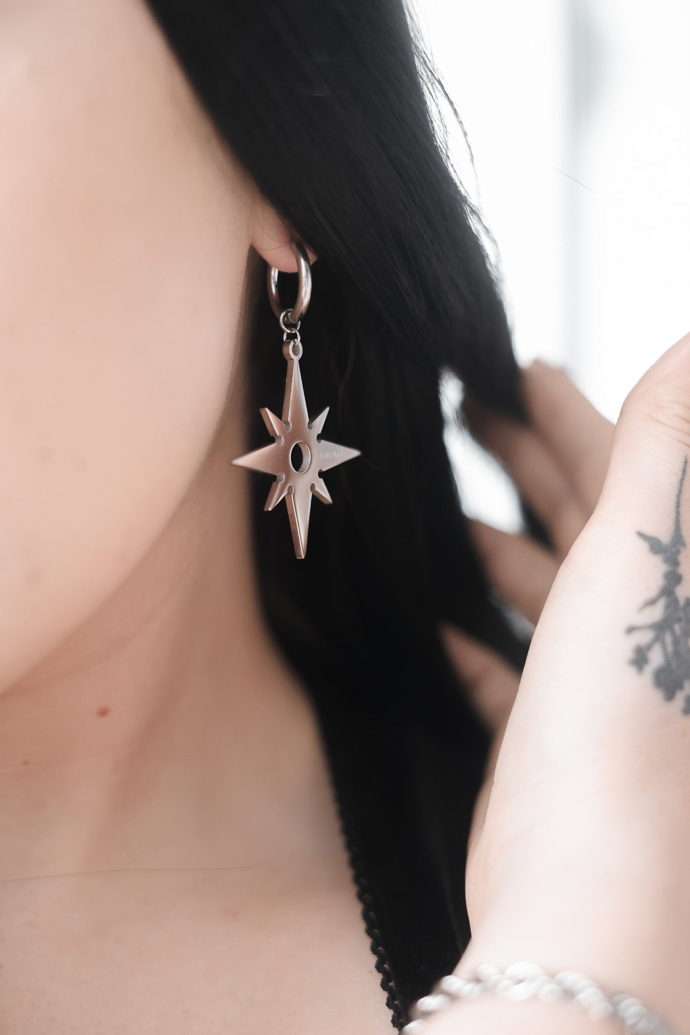 Shuriken Earrings