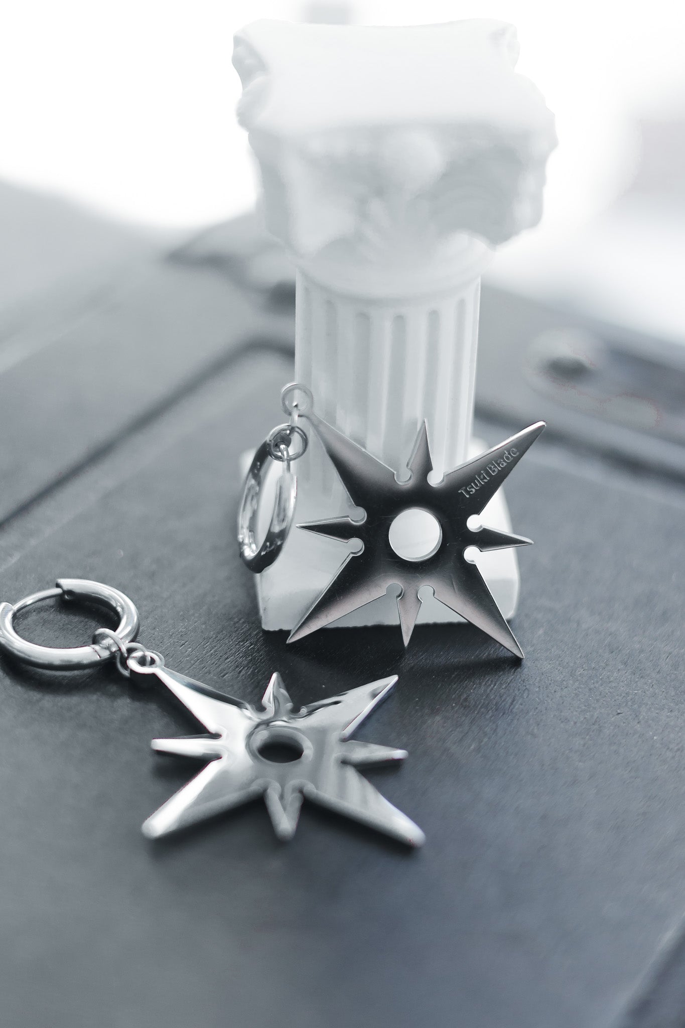Shuriken Earrings