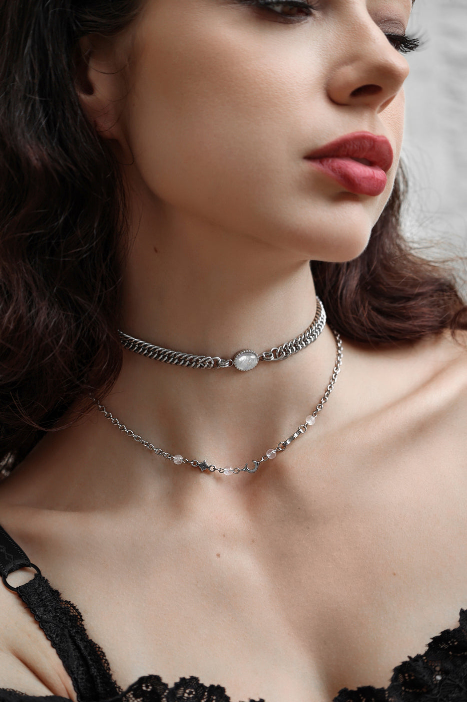Cosmic Unity Moonstone Choker