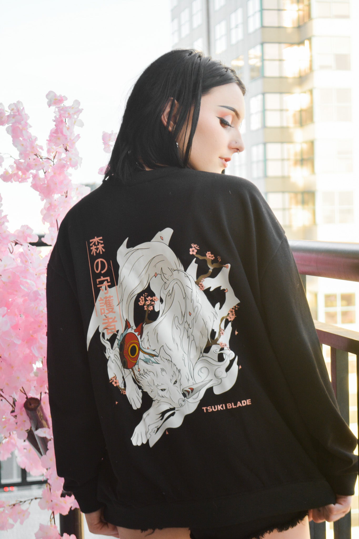 Black Forest Defender Crewneck - Tsuki Blade