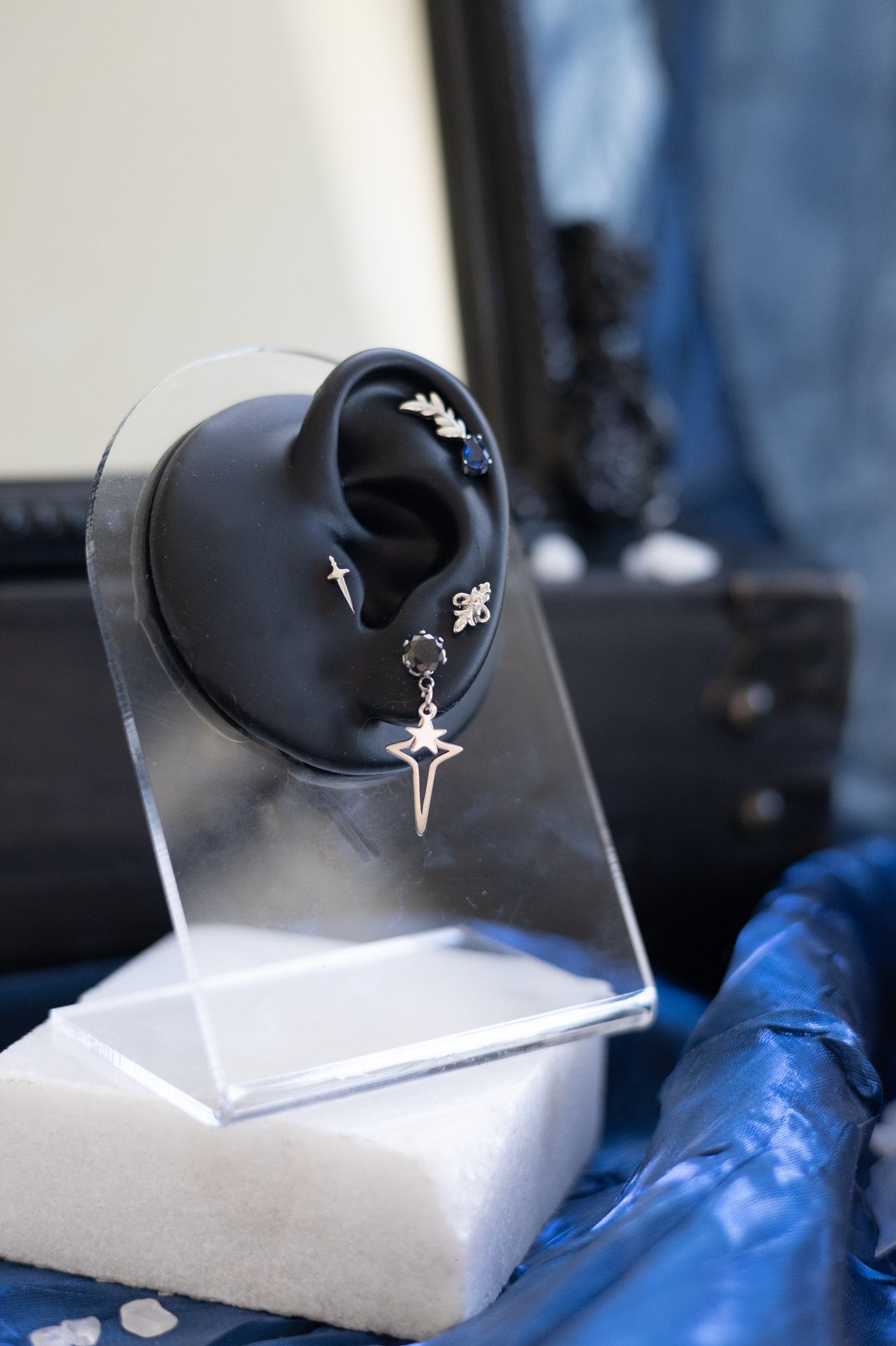 Flourish Flatback Piercing Stud