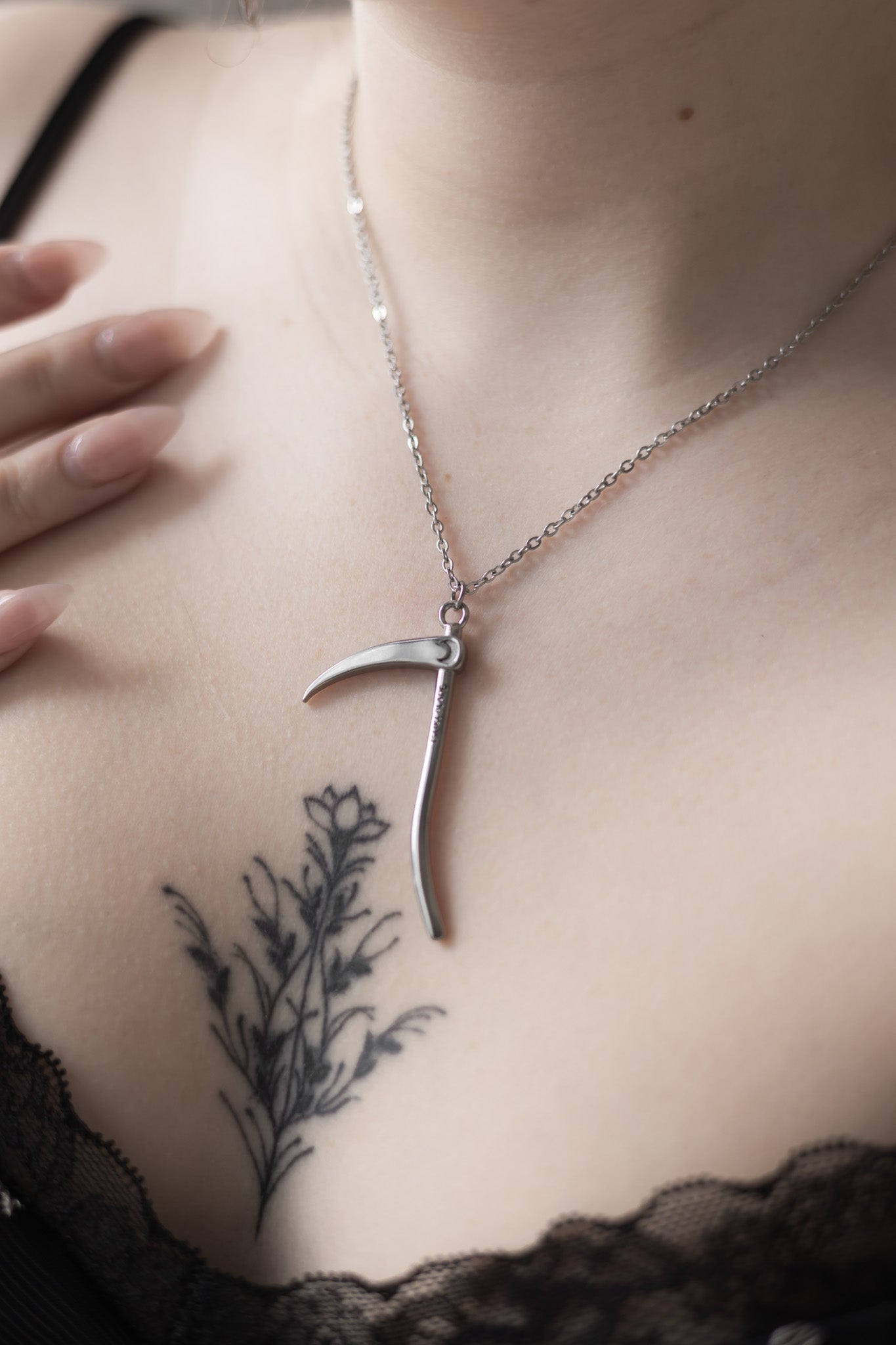 Moon Scythe Necklace