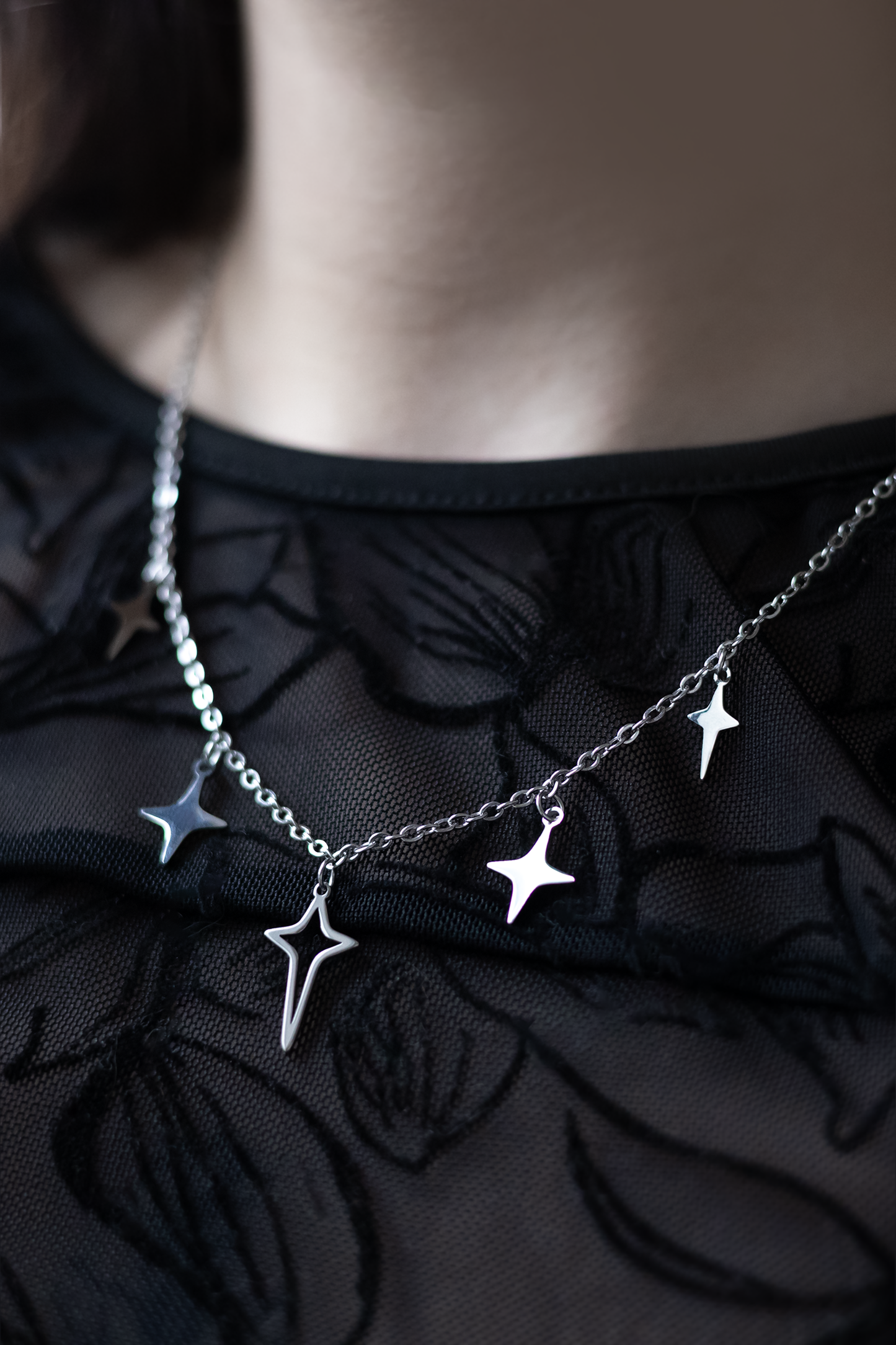 Starlit Cascade Necklace