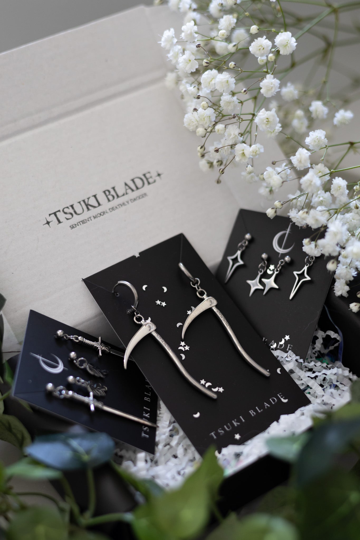 Moon Scythe Earrings