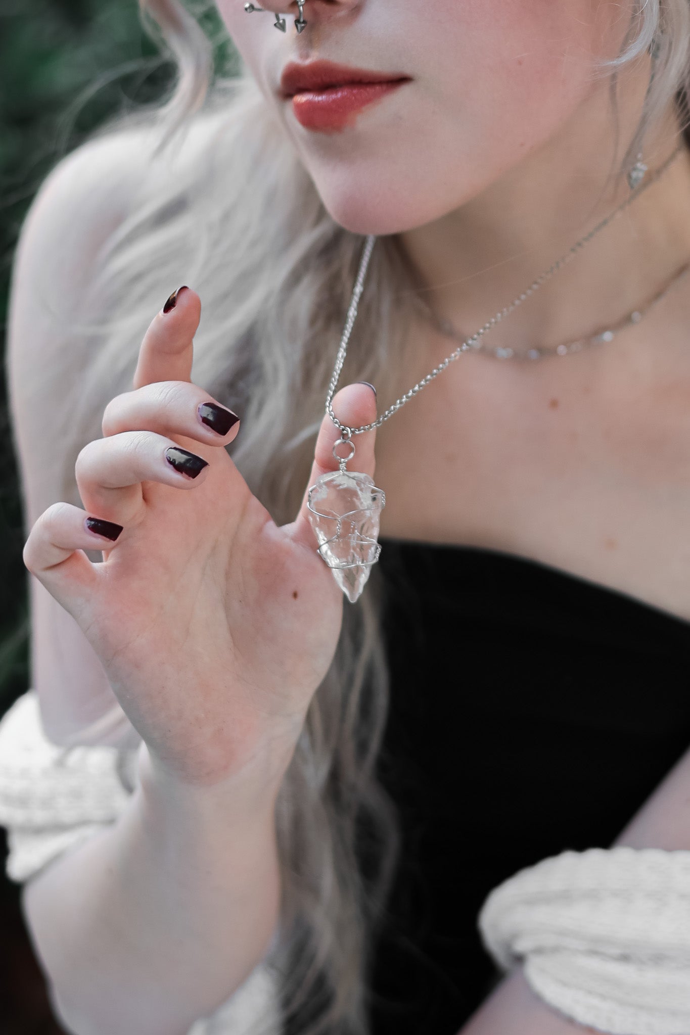 Bound Arrowhead Necklace