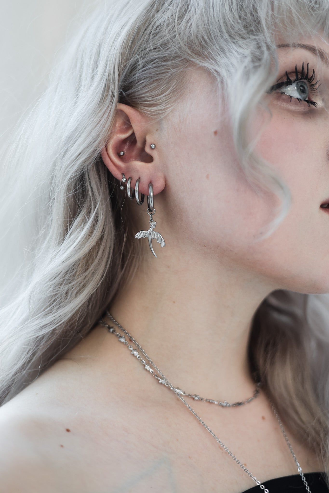 Nightfury Dragon Earrings