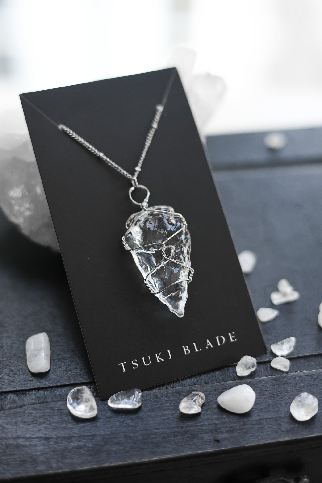 Bound Arrowhead Necklace