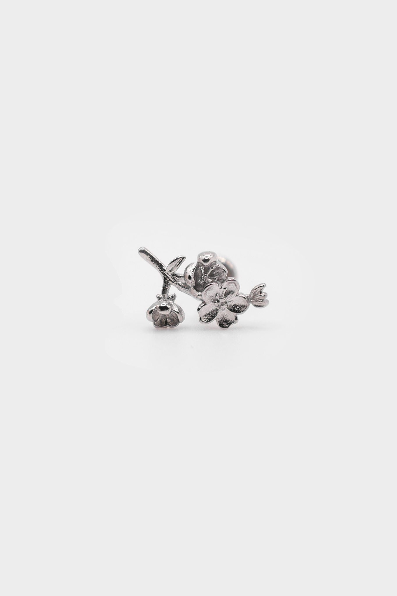 Sakura Branch Flatback Piercing Stud