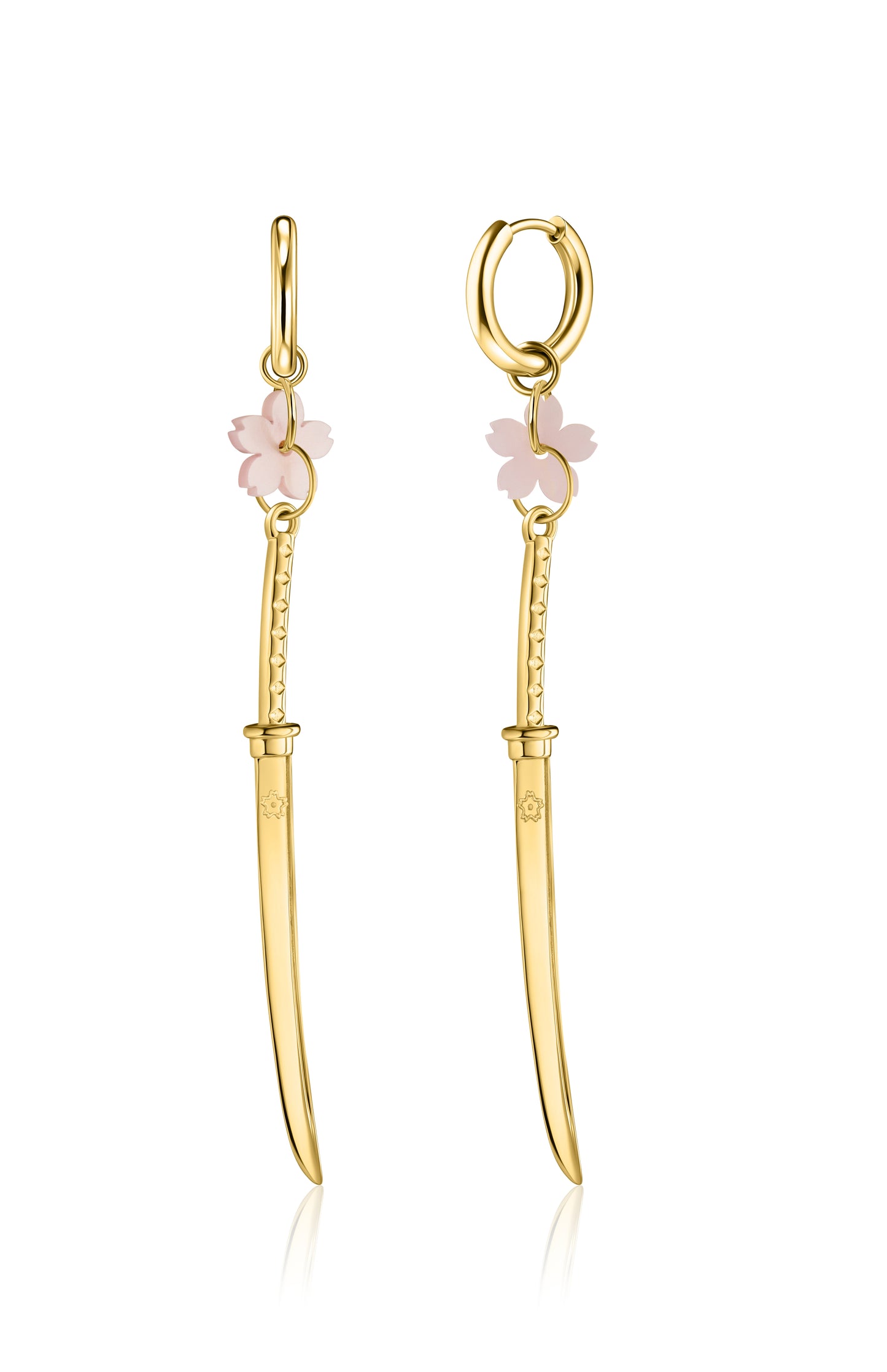 Sakura Blossom Katana Earring | PREORDER