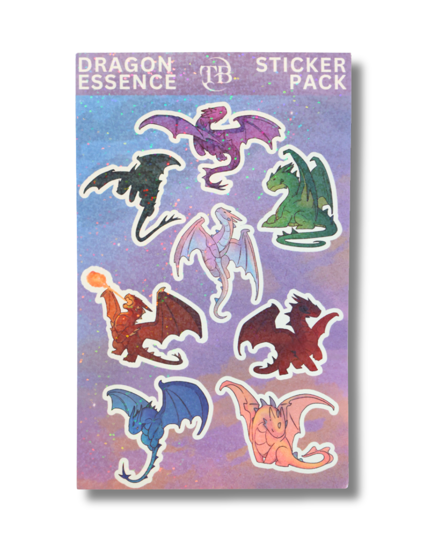 Dragon Essence Glimmer Holo Sticker Pack