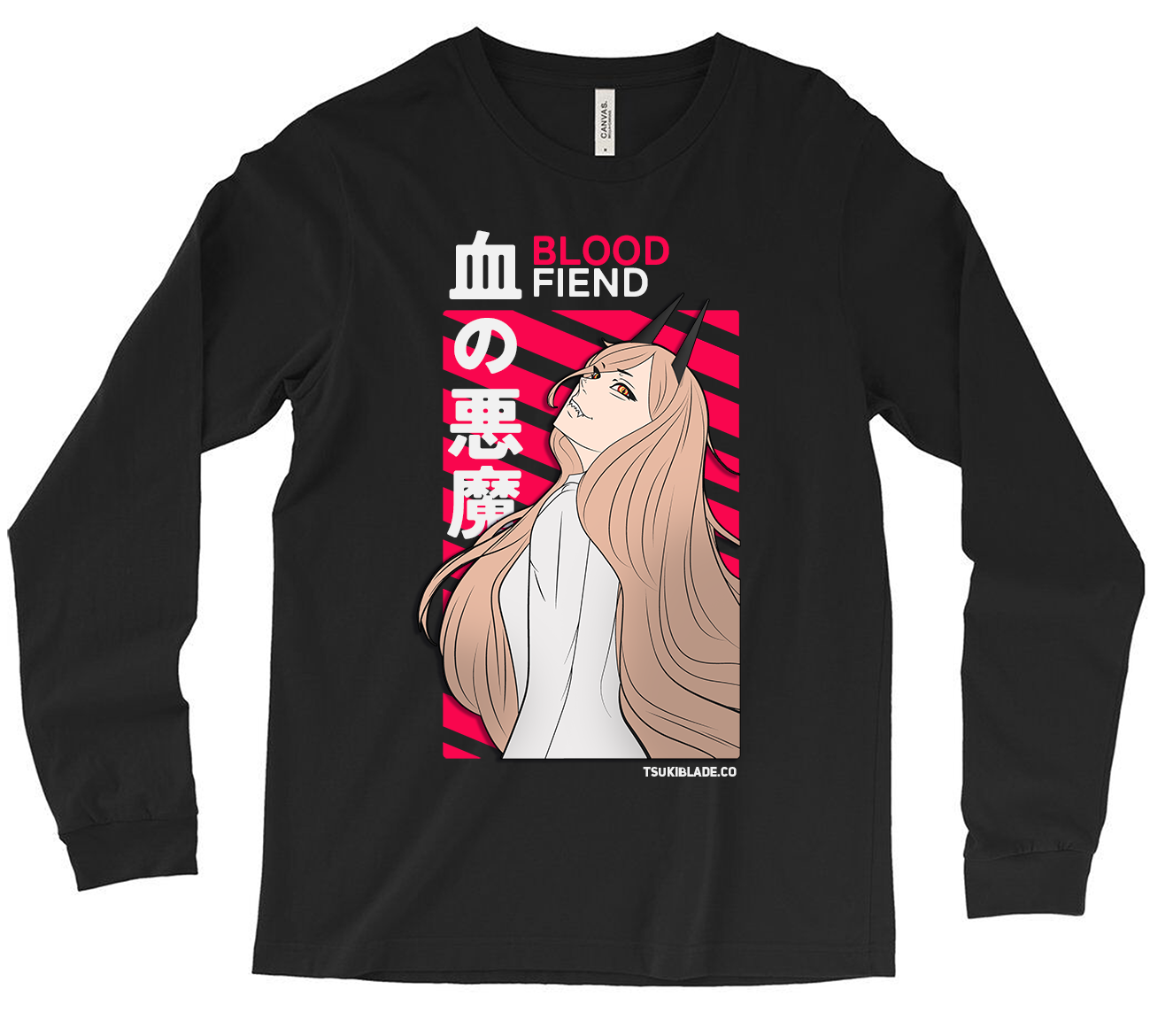 Blood Fiend Long Sleeve T-Shirt - Tsuki Blade