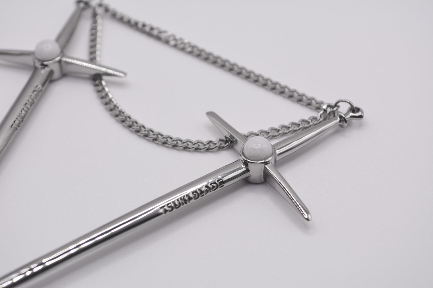 Quartz Defender Hair Kanzashi Stick - Tsuki Blade