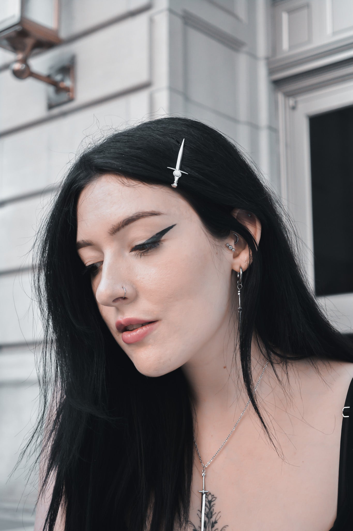 Quartz Defender Hair Pin - Tsuki Blade
