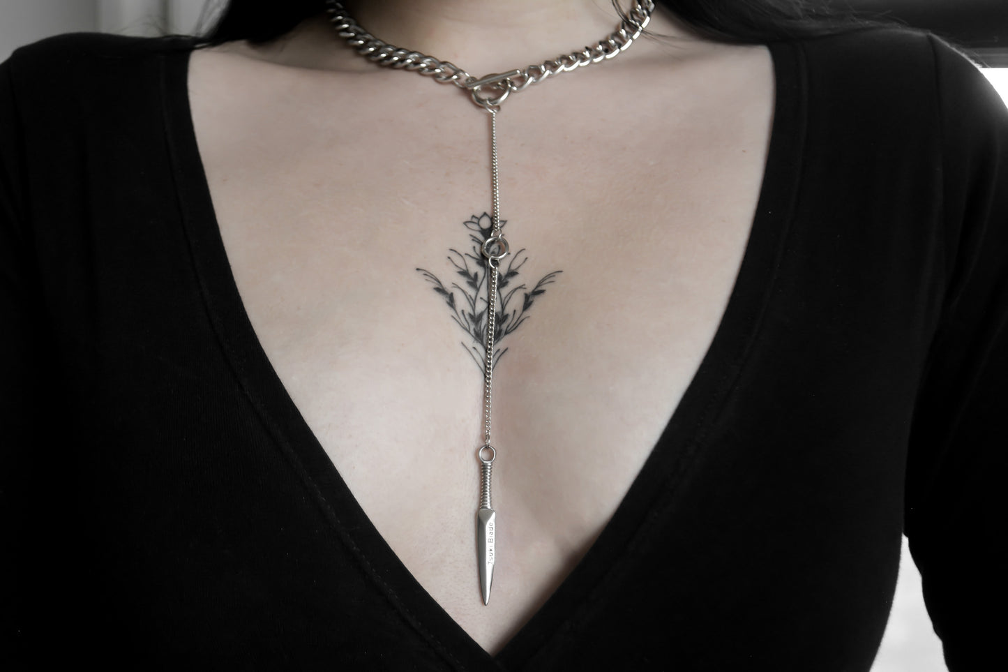 Nageru Drop Chain Choker - Tsuki Blade