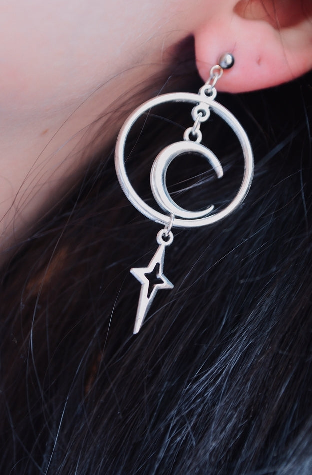 Crescent Infusion Earrings - Tsuki Blade