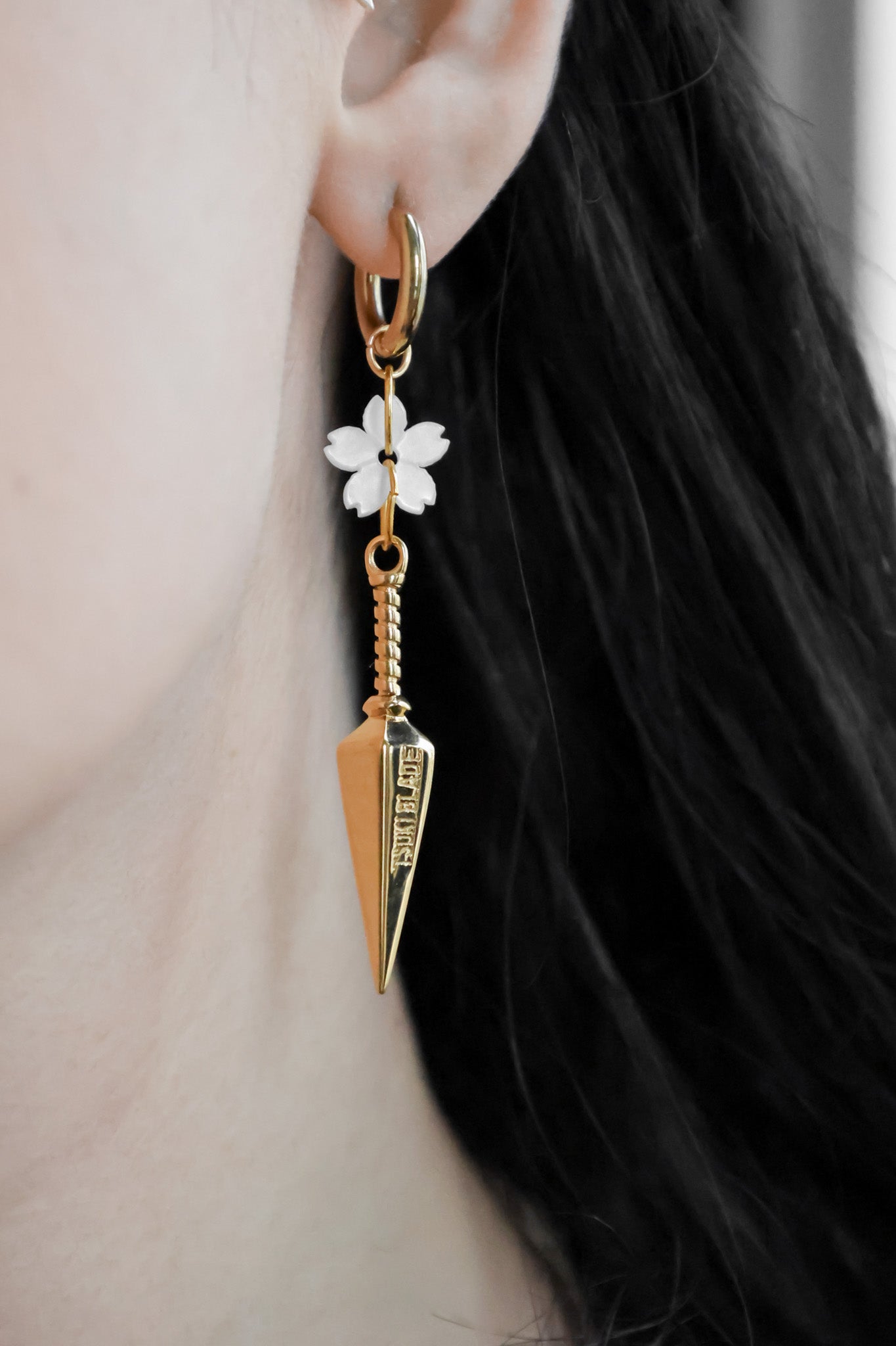 Kunai Sakura Earrings