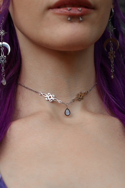Moonstone Essence Choker Necklace