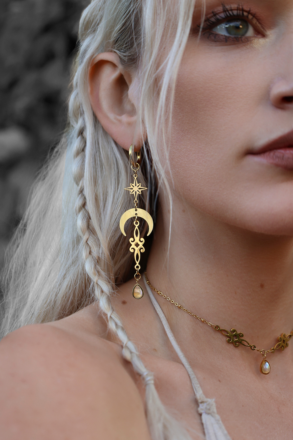 Moonstone Essence Earrings