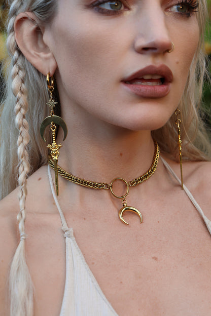 Crescent Defender Earrings