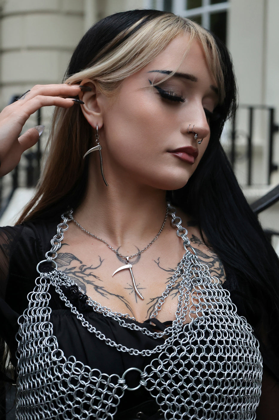 Moon Scythe Earrings