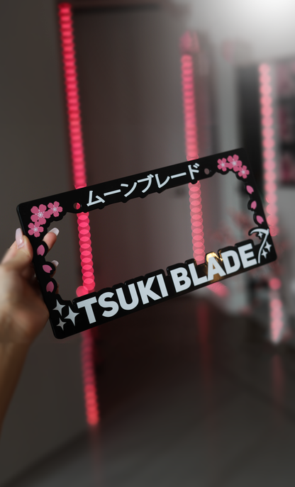 Sakura Scythe Plate Frame - Tsuki Blade