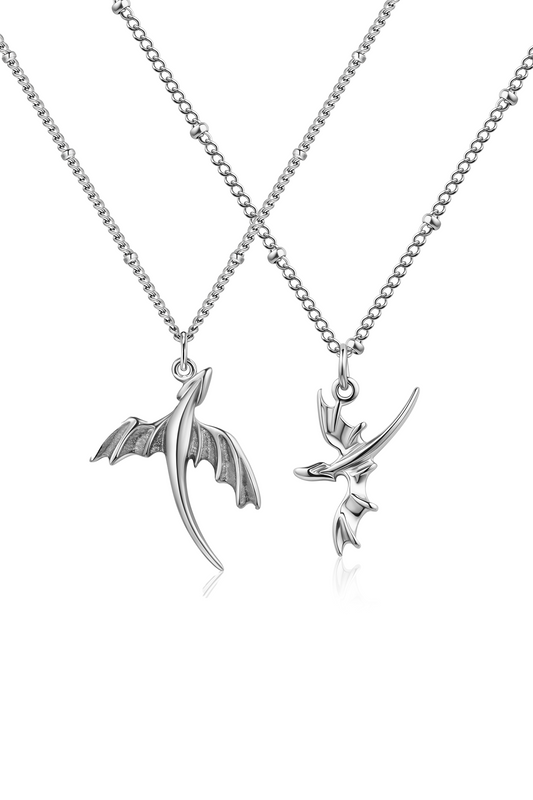 Fly With Me Dragon Necklace Set