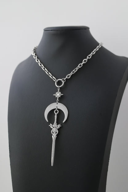 Crescent Defender Choker Necklace