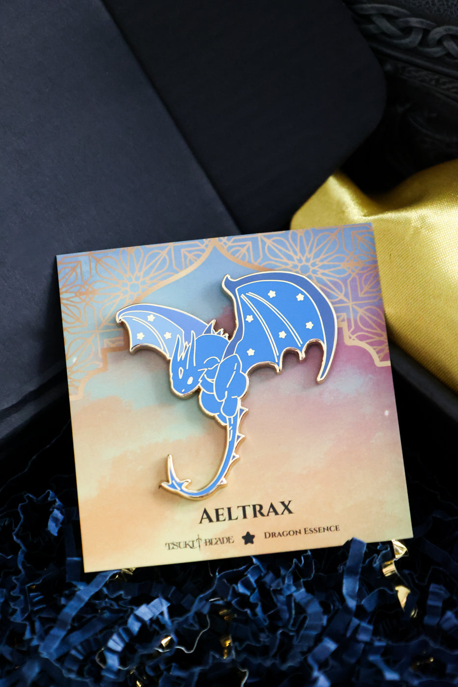 Storm Dragon Enamel Pin