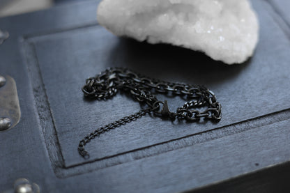 Makima Black Double Chain Bracelet - Tsuki Blade