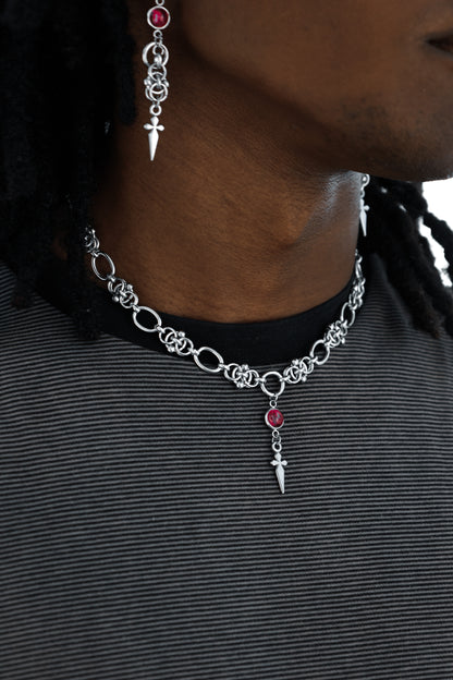 Shadow Amulet Choker Necklace