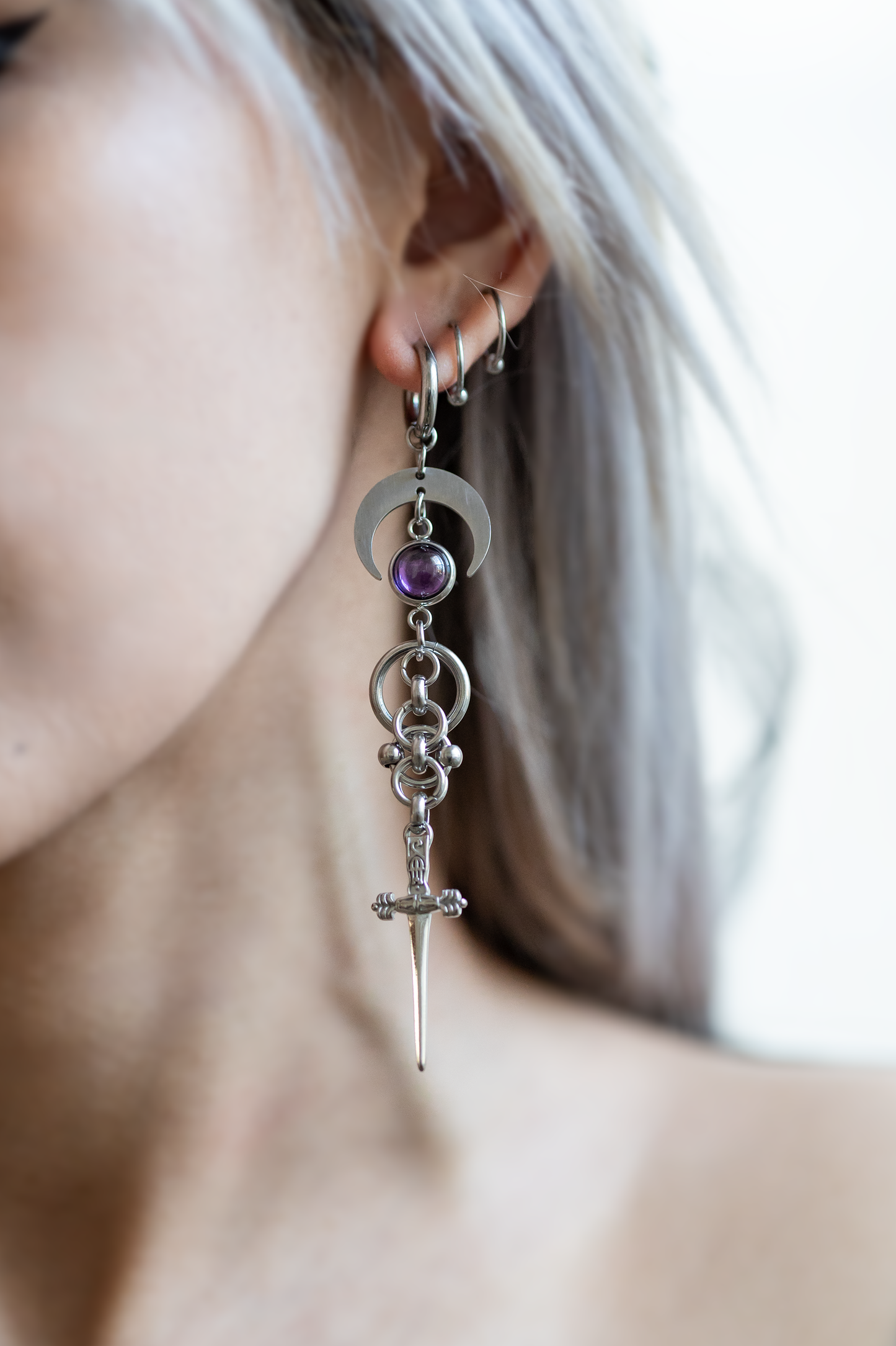 Lunar Amulet Earrings