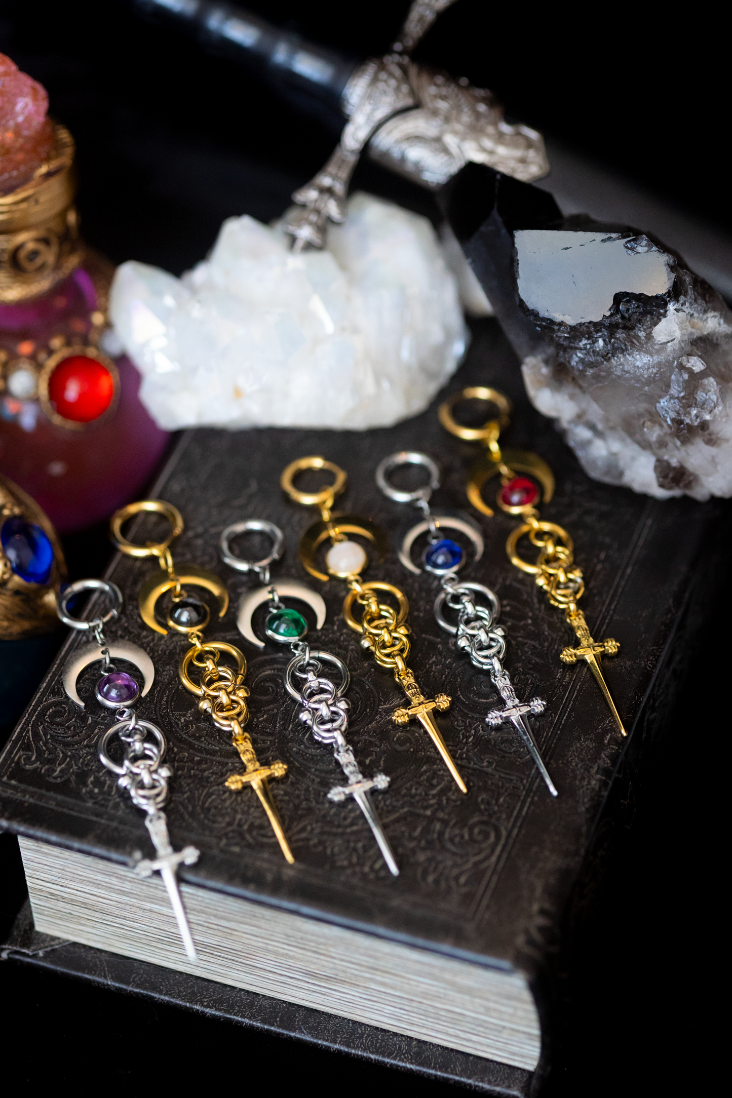 Lunar Amulet Earrings