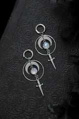 Lunar Blade Dagger Earrings