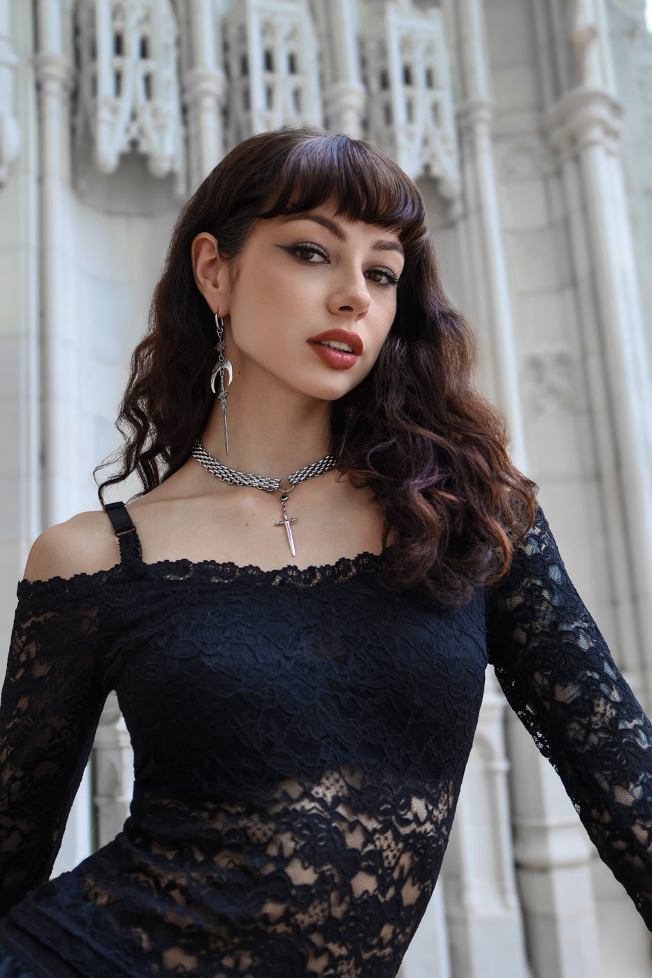 Crescent Defender Earrings