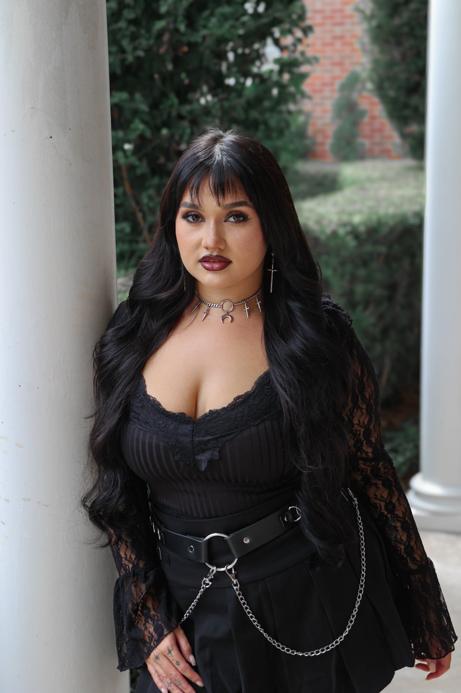 Hail Of Blades Choker Necklace