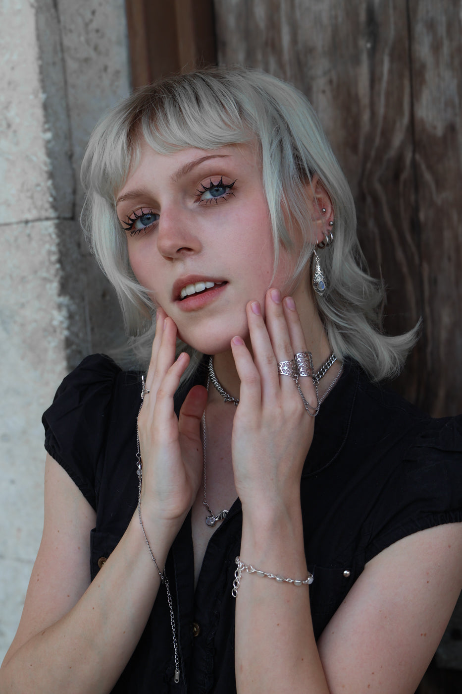 Amulet Moonstone Earrings