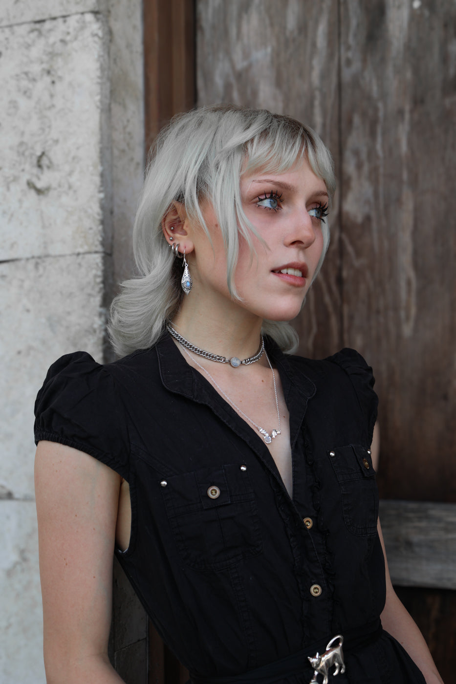 Amulet Moonstone Earrings