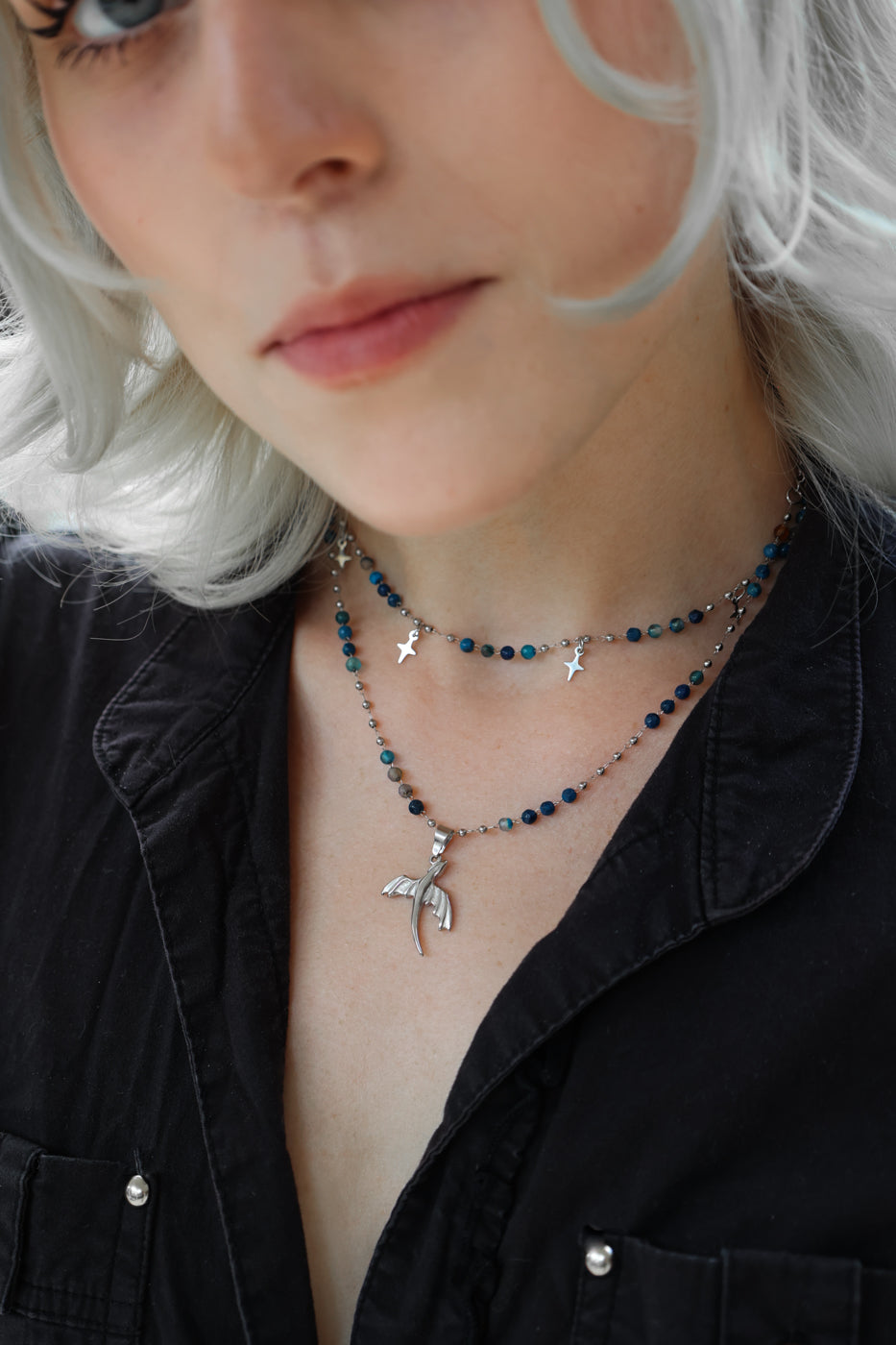 ★美品★chieko+★the star necklace 新品☆CHIEKO+ the star necklace 星のcolorゴールド - メルカリ