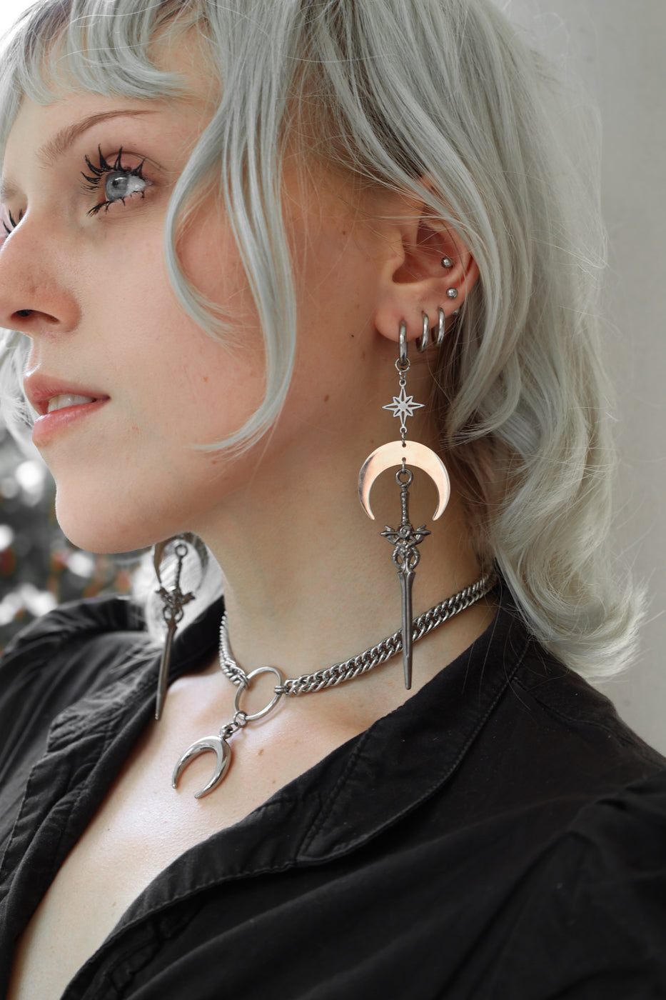 Crescent Defender Earrings
