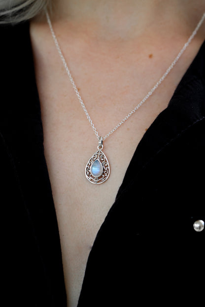 Amulet Moonstone Necklace