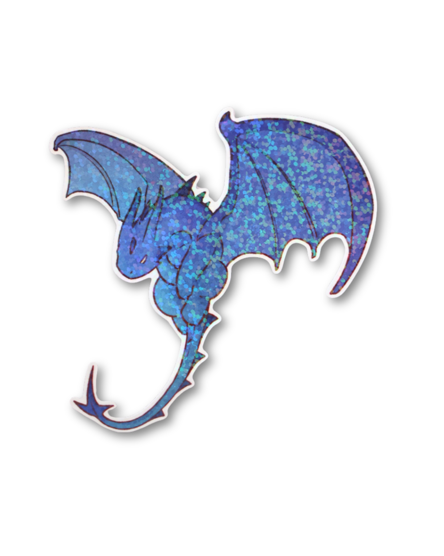 Storm Dragon Glimmer Holo Sticker